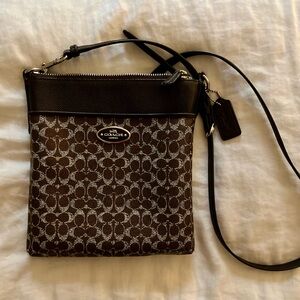 COACH Cross Body Brown Leather